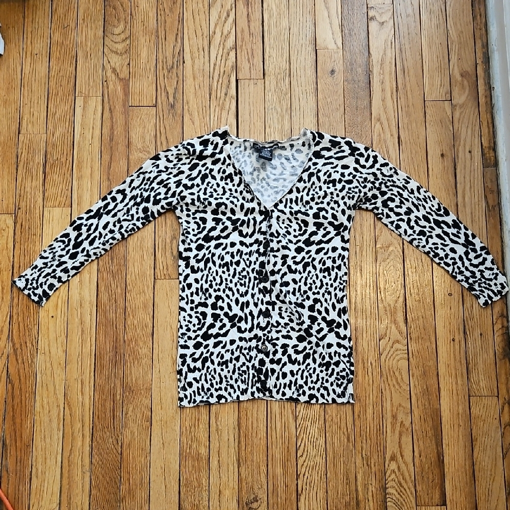 Cardigan Animal Print Leopard/Cheetah